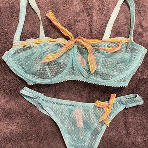 AGENT PROVOCATEUR bra and panty set--SO CUTE